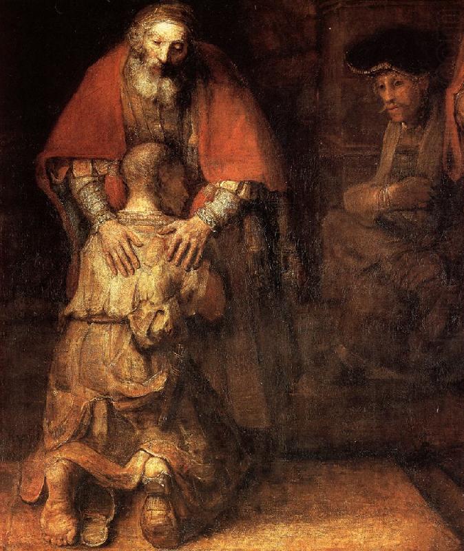 The Return of the Prodigal Son (detail), REMBRANDT Harmenszoon van Rijn